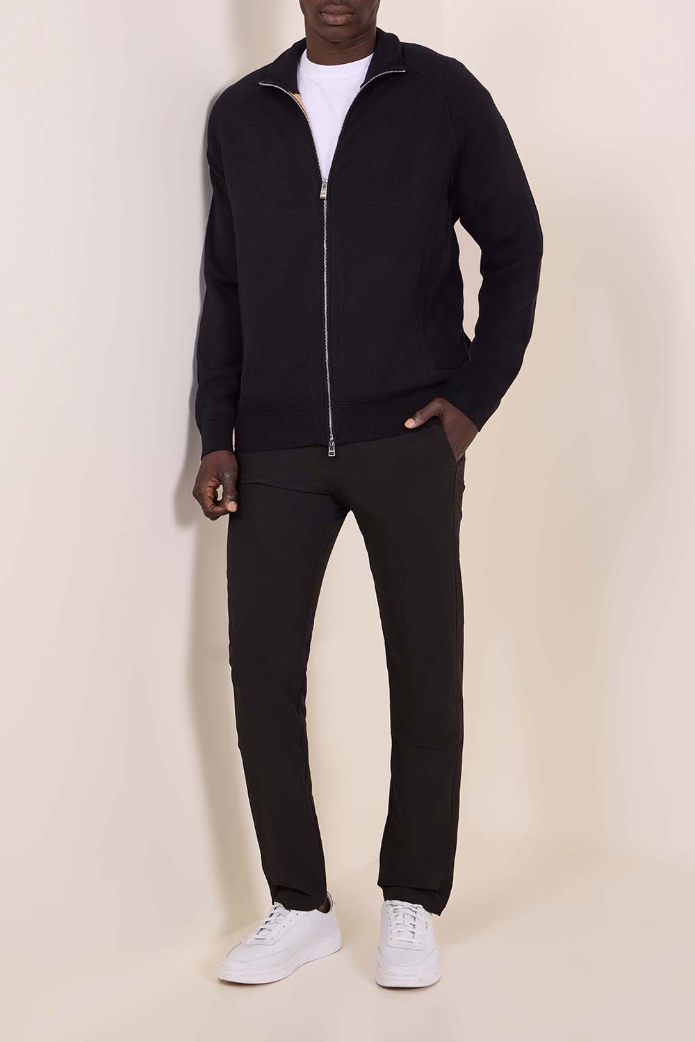 קרדיגן כותנה וצמר